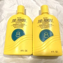 New Sealed Vintage Avon Sun Seekers Sunseekers Tanning Lotion SPF 8 Lot Of 2 - $29.69