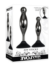 Evolved Joy Sticks 2 pc Plug Set - Black/Chrome - $82.98