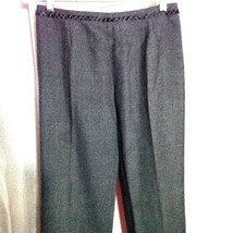 Vintage Laundry by Shelli Segal Black w/White Pants Slacks Sequin Waist ... - $12.74