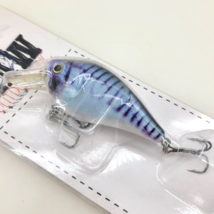 Raw Outdoors INC Rattle Fishing Lure Crankbait Blue And Purple - £7.54 GBP