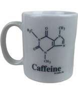Vintage 1980 Caffeine Chemical Structure Molecule Graph Coffee Mug Ceramic - $16.55 CAD
