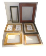 8 Wood Picture Photo Frames: 2-8 x 10; 1-4 x 10; 2-5 x 7; 3-4 x 6; Pls R... - $19.99