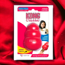 KONG Classic Dog Rubber Chew Toy - Medium, Red - $14.61