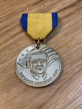Vintage US Navy League Theodore Roosevelt Medallion Pin Military Militar... - £19.46 GBP