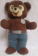 Vintage Knickerbocker Smokey the Bear 15&quot; Plush Badge Belt - $9.99