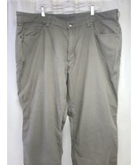 Duluth Trading Flex Fire Hose Green Stretch Cargo Pants Mens 42 x 28 Rel... - £21.95 GBP