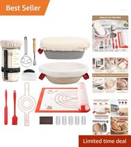 Sourdough Bread Baking made Easy: Complete Starter Kit for Healthy Families - $62.32