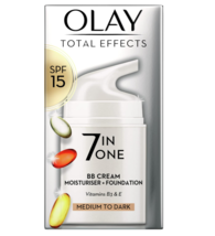 Olay Total Effects 7In1 Touch of Foundation Bb Moisturiser Medium 50Ml - £15.96 GBP