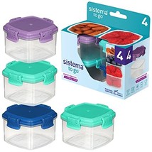 Sistema To Go Knick Knack Pack, 62 ml - Multi-Colour, Pack of 4  - $11.00