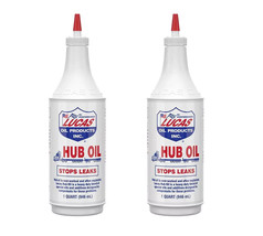 Lucas Oil 10088 Steering Axle &amp; Trailer Hub Oil - 32oz Bottle - Pack of 2 - $28.05