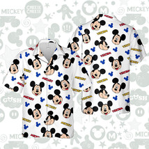 Steamboat Willie Mickey Mouse Face Funny Disney Cartoon Themed Hawaiian Shirt - £8.17 GBP+
