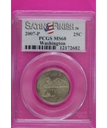 2007 P MS 68 Washington Satin State Quarter PCGS Certified Graded Authen... - $24.99