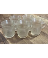 Vintage Clear Frosted Plastic Kool Aid Cups Mugs w/ Handle Smiling Face ... - $14.00