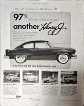 Henry J Corsair White Sidewall Tires Easiest St Kaiser Frazier 1953 VTG ... - $14.05
