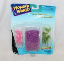 Vintage Kenner Wonder World Accessory Set Plastic Plants Gravel 1995 NIP New NOS - £16.96 GBP