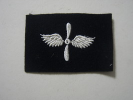 Usn Aviation Machinist's Mate Ad Striker Rating Insignia White On BLUE:KY21-1 - $4.75