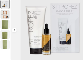 St Tropez Glow &amp; Go Kit, Self Tan Set with Gradual Tan Firming Lotion an... - €26,27 EUR
