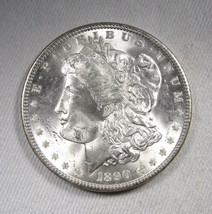 1890 Silver Morgan Dollar CH UNC Coin AN361 - £77.09 GBP
