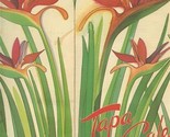 Tapa Cafe Menu Hilton Hotels Hawaii 1982 Tropical Flowers  - $77.22