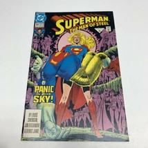 Vintage DC Comics Superman Man of Steel Issue 10 Comic Book Panic in the Sky! KG - £9.49 GBP