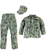 Kids US Navy 5-Piece NWU Camouflage Military Uniform Set - Authentic Her... - £71.43 GBP