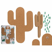 Cactus-shaped Cork Pin Board ca. 36 x 26 cm - £19.73 GBP