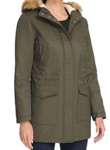 Levi&#39;s Womens Performance Sherpa Lined Midlength Parka Jacket,Size X-Large - £110.12 GBP