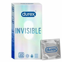 Durex Invisible Súper Ultrafino Condones para Hombre – 10s - £11.23 GBP