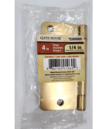 Gate House Door Hinge 4-in Satin Brass Mortise Replacement 0308909 - £7.17 GBP