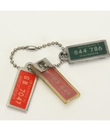 Illinois DAV Miniature License Plate Key Chain Tag &#39;54 &#39;57 &#39;67 1.4&quot; L x ... - $359.97 MXN