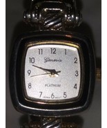 LADIES GENEVA PLATINUM JAPAN MOVT BANGEL WRIST WATCH - €54,24 EUR
