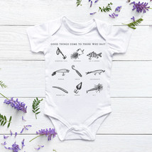 baby shower gift, fishing bodysuit, fishing onesie®, fishing bodysuit, fishing b - £14.12 GBP