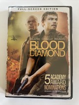 Blood Diamond DVD / Full Screen Edition / Lionardo DiCaprio / Sealed - £9.59 GBP