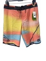 Quiksilver men original Surfsilk New Wave 20&quot; Board Shorts Swim Trunks S... - $24.75