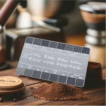 Coffee Powder Grinding Thickness Reference Comparison Card Grinder Grinding - €13,47 EUR