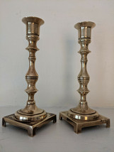 Baldwin Forged in America Brass Candlestick Pair EB Mark Mid Century Vin... - £31.90 GBP