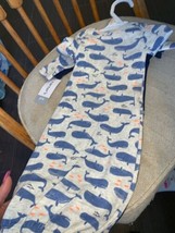 Nautical Carters Boys Whales/Anchors Blue/White Sleeper Preemie Set Of 2... - £19.69 GBP