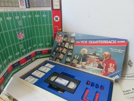 VTG 1986 THE VCR NFL QUARTERBACK GAME VHS TAPE INTERACTIVE VCR GAMES INC. - £3.55 GBP