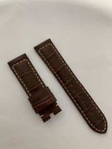 for Panerai brown leather watch strap saw a PAM 22mm Without clasp - $23.45
