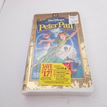 Peter Pan VHS 1998 45th Anniversary Ltd Edition Disney Masterpiece, New ... - £10.10 GBP