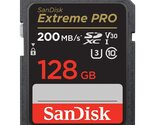 SanDisk Extreme PRO 128GB UHS-I U3 SDXC Memory Card - $77.80