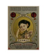 Dried Lichees Ad Poster Vintage Reproduction Print Shanghai Lady Chinese... - $92.47 MXN+