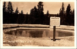 VTG Postcard RPPC, Yellowstone National Park, Morning Glory Pool - £7.17 GBP