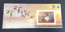U.S. Federal Duck Stamp RW81a $15 Canvasback 2014 Mint NH - €32,36 EUR