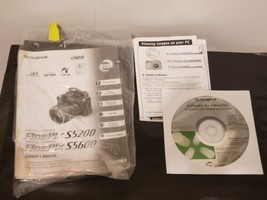 Fujifilm Finepix S5200/s5600 Owners Manual and Disc CD Camera - $13.45