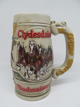 Ceremarte Budweiser Clydesdales 6 1/2&quot; Beer Stein VGC - £9.64 GBP