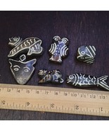 Lote 6 colgantes de cuentas de piedra de estatuilla animal pyu pumtek... - $96.31