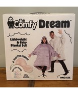 The Comfy Dream Hoodie Blanket Fits All Dream Blue Pink Tye Dye New In Box - $616.02 MXN