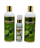 Bergamot Shampoo - Conditioner &amp; Oil (3 Pack) 100% Natural Hair Regrowth - $511.61 MXN