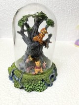 Winnie the Pooh and Friends Figurine With Glass Dome Winnie The Pooh Statue - $49.50
